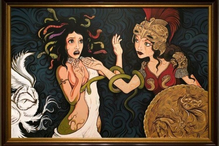 quelle relation existait entre Athéna et Medusa ?