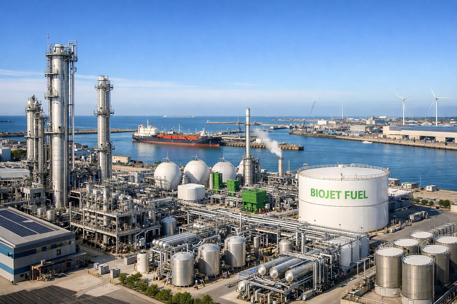 découvrez l'annonce de la nouvelle usine de carburant écologique pour avions au port de dunkerque, une avancée majeure pour un transport aérien plus durable.
