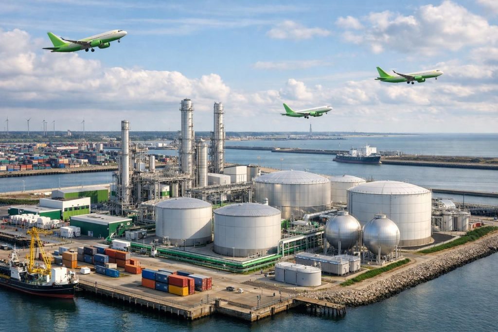 découvrez l'annonce de la nouvelle usine de carburant écologique pour avions au port de dunkerque, une avancée majeure pour l'aviation durable et l'environnement.