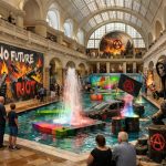 découvrez une exposition inédite à besançon, fruit de la collaboration entre la piscine de roubaix et le musée des beaux-arts de besançon, alliant art et anarchie pour une expérience unique.