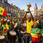 découvrez comment la ville de roubaix s'anime grâce à la passion des supporters sénégalais pendant la can, créant une ambiance festive et conviviale.