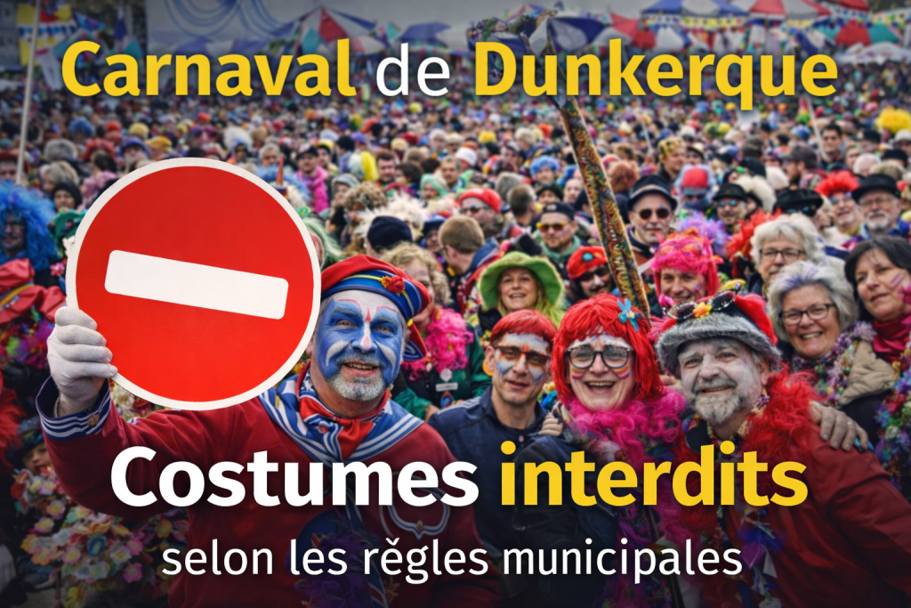 Carnaval de Dunkerque ces costumes interdits que beaucoup ignorent selon les règles municipales