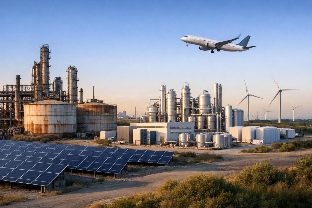 dunkerque mise sur les carburants d'aviation durables pour transformer l'ancien site de sa raffinerie, stimulant ainsi l'innovation écologique et la revitalisation industrielle locale.