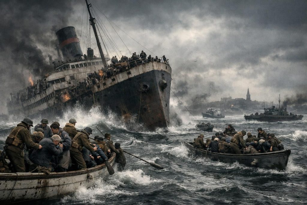 découvrez la conférence à dunkerque qui retrace la tragédie du « scotia » lors de l'opération dynamo, un moment clé de l'histoire maritime et militaire.