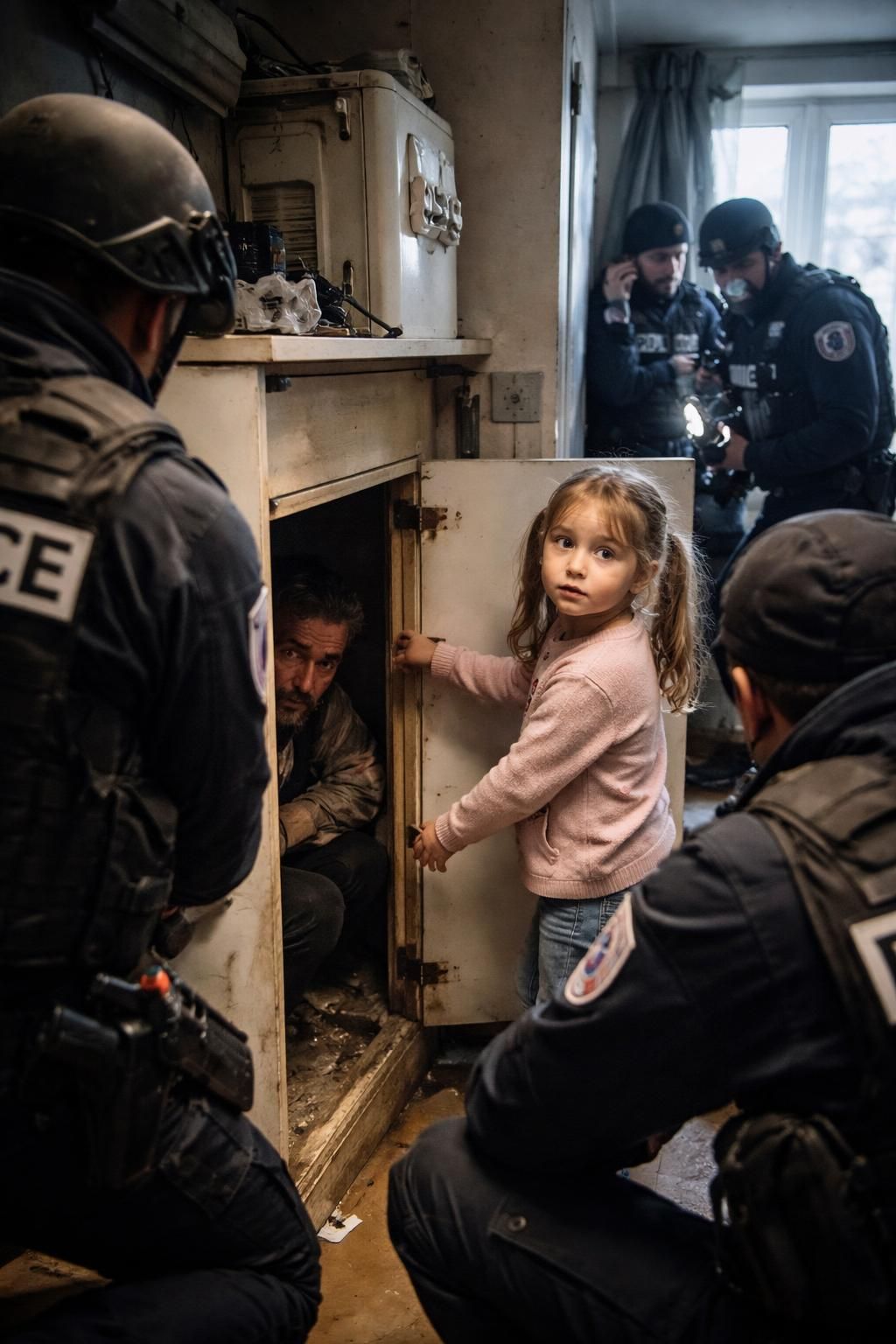 une fillette de 6 ans, retranchée et en fuite à roubaix, révèle un secret crucial à la police, changeant le cours de l'enquête.