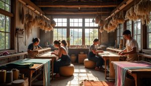 découvrez comment l'industrie textile locale renaît grâce à un savoir-faire traditionnel revitalisé, alliant innovation et qualité artisanale.