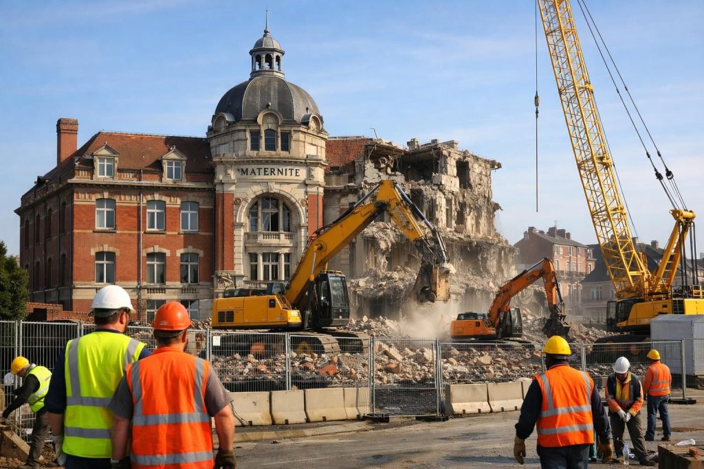 le coup d'envoi officiel de la démolition de l'ancienne maternité de roubaix a été donné, marquant le début d'un nouveau chapitre pour ce site emblématique.