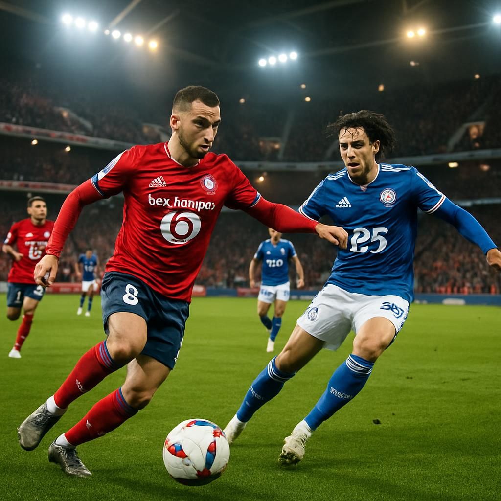 découvrez les compositions officielles des équipes pour le match lille osc vs rc strasbourg et suivez toutes les dernières informations en direct.