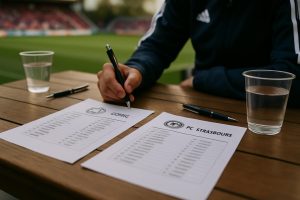 lille osc vs rc strasbourg : retrouvez les compositions officielles des équipes pour ce match excitant, avec les joueurs titulaires et les dernières informations.