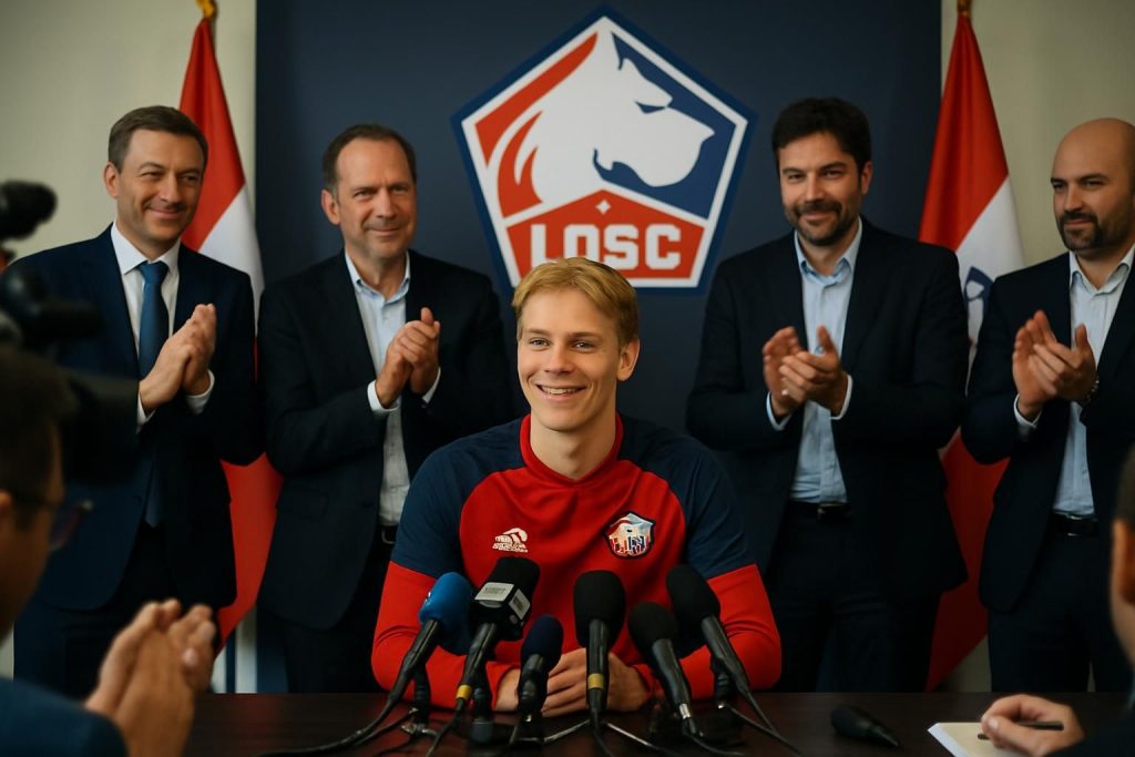 le losc annonce la prolongation de contrat de hakon haraldsson pour deux saisons supplémentaires, renforçant ainsi l'avenir des dogues.
