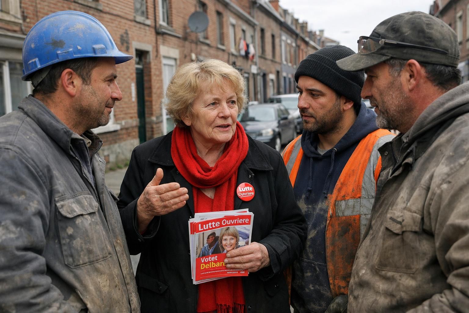 françoise delbarre se présente à nouveau aux municipales à roubaix pour défendre les idéaux de lutte ouvrière et porter la voix des travailleurs.