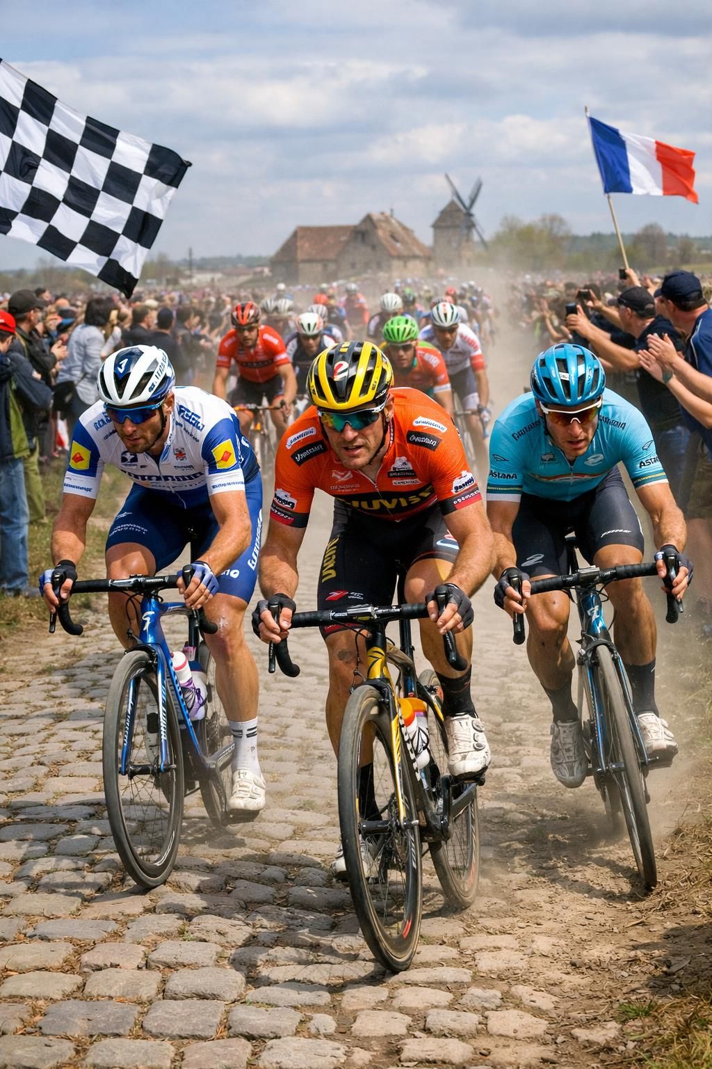 découvrez le parcours emblématique de paris-roubaix à travers le cambrésis, mettant en lumière briastre et d’autres segments pavés incontournables pour une course spectaculaire.