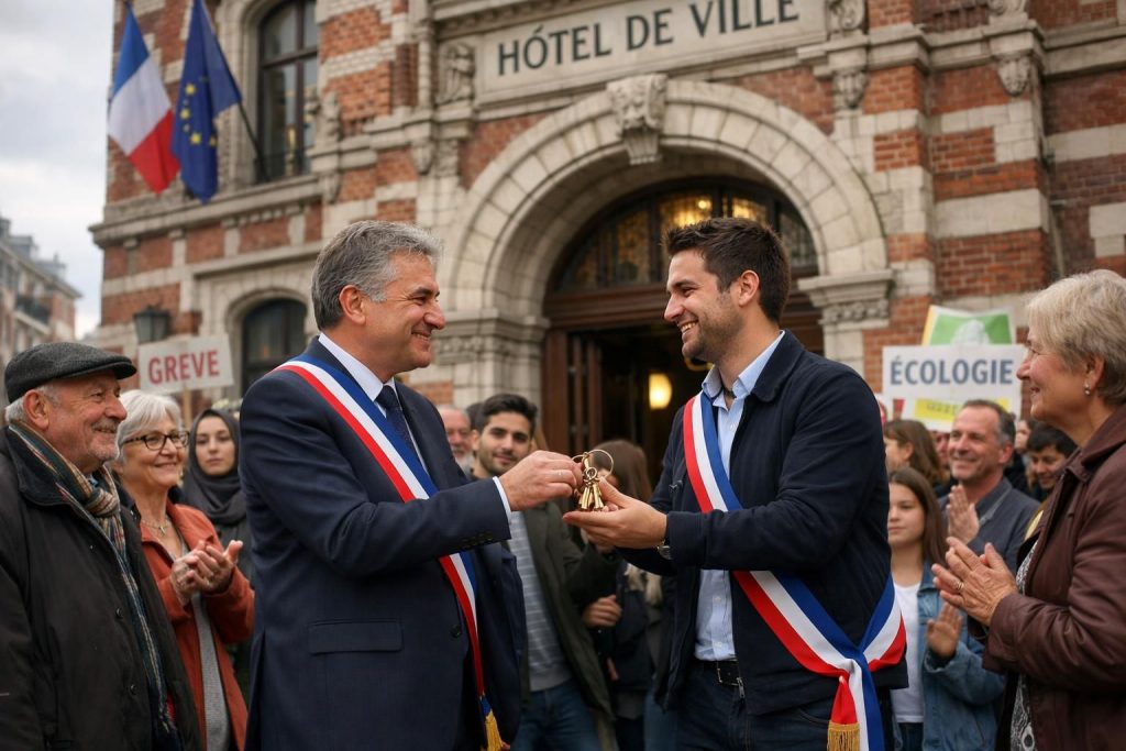 à roubaix, changement à la tête de la mairie après une année marquée par de nombreux événements importants. découvrez les nouvelles orientations et les perspectives pour la ville.