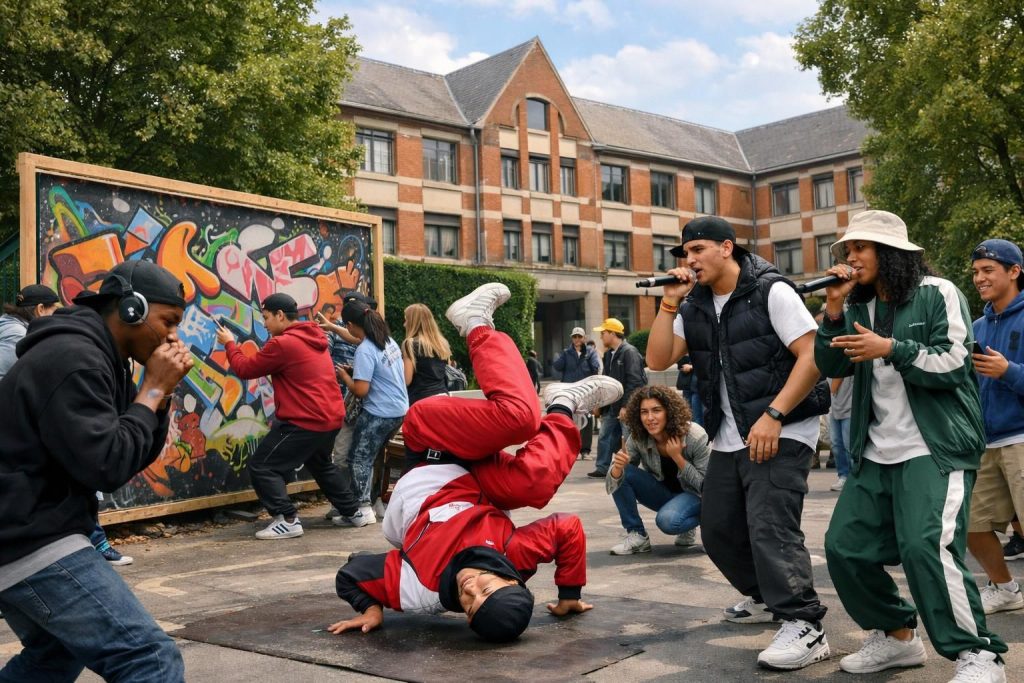 découvrez comment le lycée jean-moulin de roubaix accueille la culture hip-hop, un véritable espace d'expression artistique et d'engagement pour les jeunes.