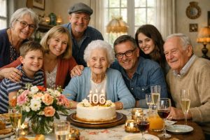 à roubaix, simone jémants fête ses 106 ans dans une ambiance conviviale à la villa garance, entourée de proches et d'émotions chaleureuses.