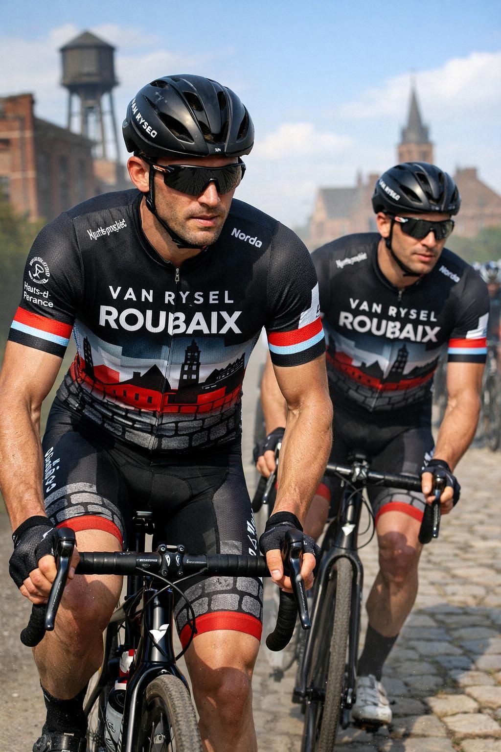 découvrez la nouvelle identité visuelle de la van rysel roubaix de cyril saugrain, une route légendaire réinventée pour les passionnés de cyclisme.