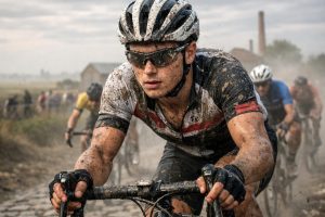 découvrez l'interview exclusive de raphaël jeune qui partage son expérience et ses ambitions à paris-roubaix, affrontant les meilleurs cyclistes du monde.
