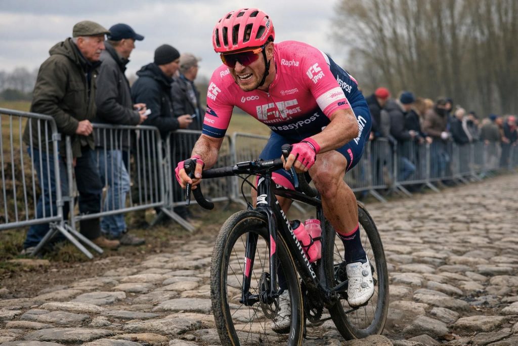 découvrez l'interview de stefan bissegger qui partage ses ambitions pour la saison, soulignant que pour lui, réussir signifie monter sur le podium de paris-roubaix.