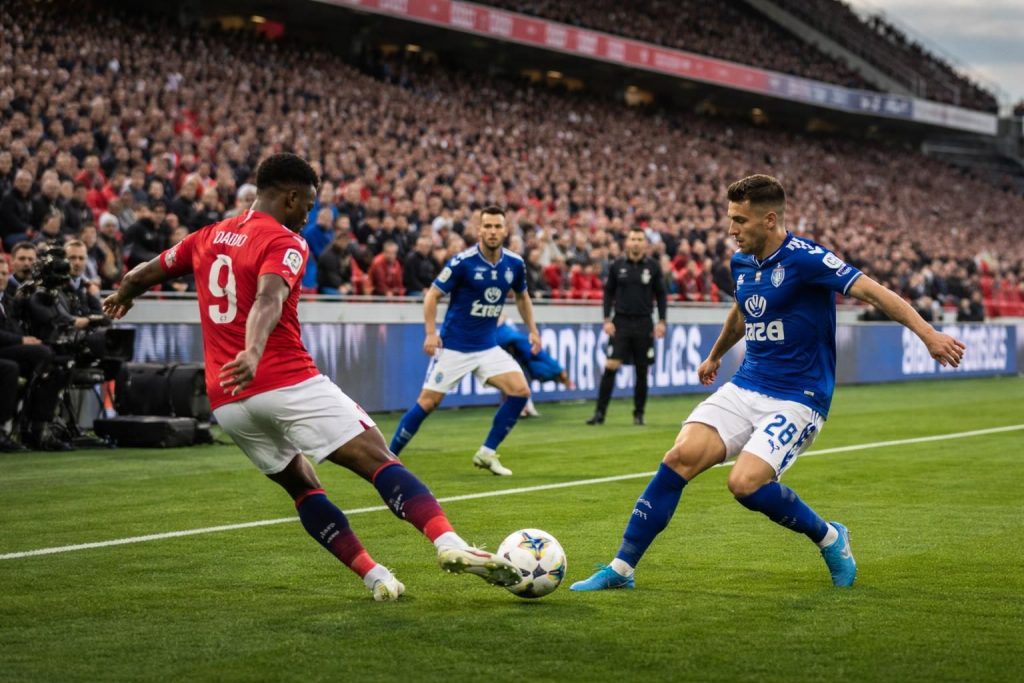 suivez en direct la 19e journée de ligue 1 avec le match entre lille et strasbourg. retrouvez les dernières informations, les actions clés et le score en temps réel.