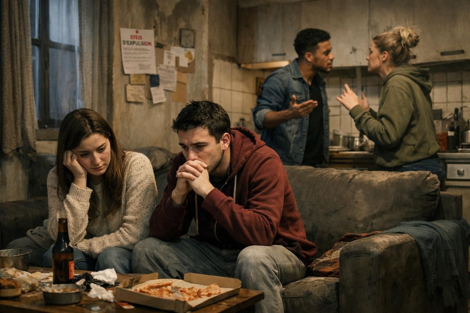 un homme de 29 ans à roubaix condamné pour violences et menaces, semant la terreur parmi ses colocataires. découvrez les détails de cette affaire inquiétante.