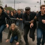 revivez l'effroi lors de l'événement amiens-lille 2017 où une barrière a cédé, déclenchant une panique générale. découvrez la vidéo impressionnante de cet incident.