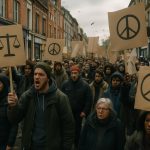 à lille, plusieurs centaines de manifestants défilent dans les rues de wazemmes en réaction à une agression d’extrême droite, exprimant leur solidarité et appelant à la vigilance contre les violences.