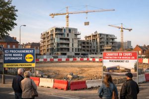 à roubaix, vinci lance un projet immobilier majeur avec la construction de 133 logements modernes et un nouveau supermarché lidl, offrant un cadre de vie attractif et des commerces de proximité.