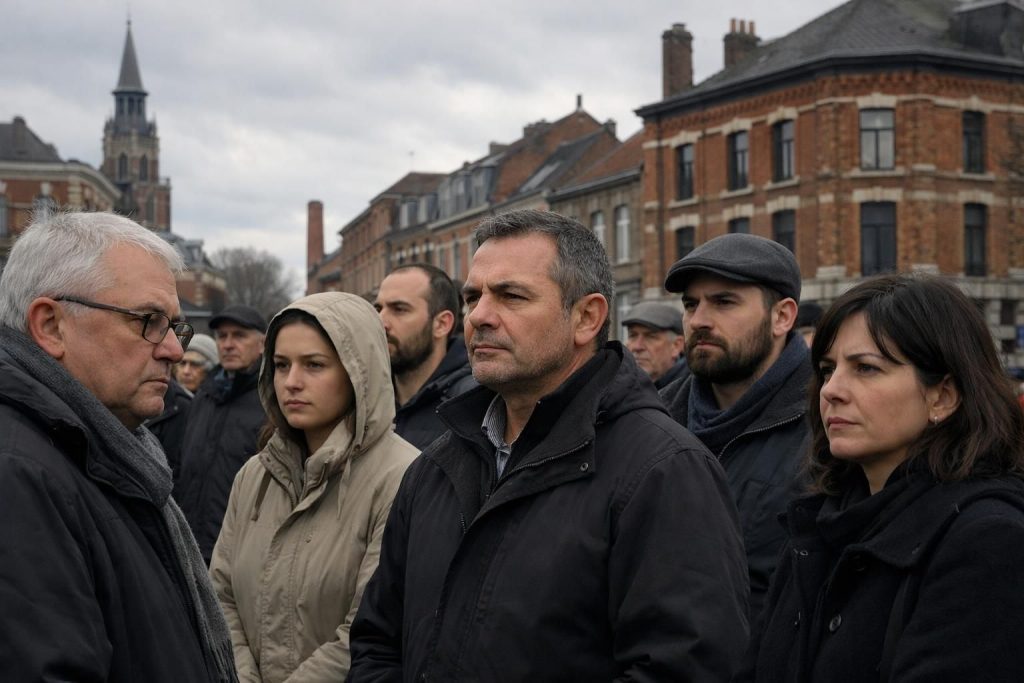 à roubaix, des militants lfi dénoncent la récupération politique autour du décès de quentin deranque et affirment que personne ne peut s'en réjouir.