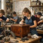 à roubaix, l'école de la réparation forme les jeunes aux métiers de l'artisanat, leur permettant de développer des compétences précieuses et de s'épanouir professionnellement.