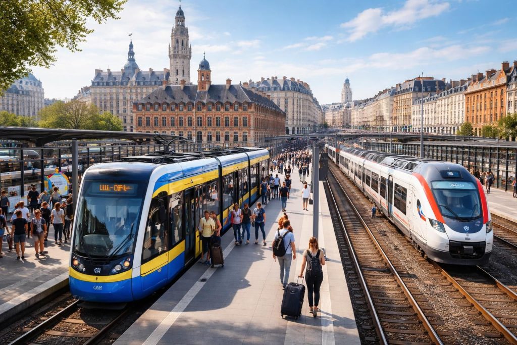 suivez les dernières actualités sur le transport dans le nord avec ilévia et les lignes ter hauts-de-france, notamment les trajets vers lille.