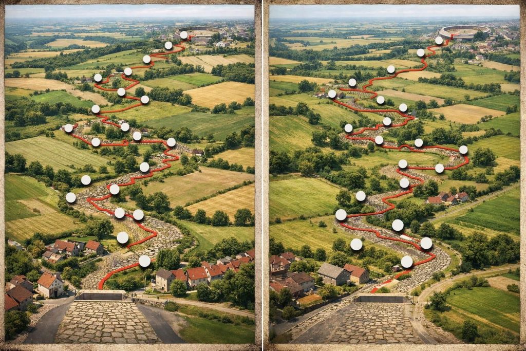 découvrez en détail les cartes des parcours masculins et féminins de paris-roubaix 2026, pour vivre pleinement cette course mythique.