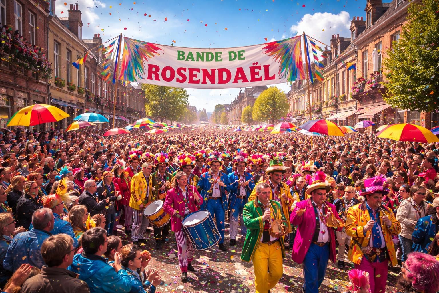 découvrez comment la bande de rosendaël illumine la clôture des trois joyeuses lors du célèbre carnaval de dunkerque, un événement festif et haut en couleur.