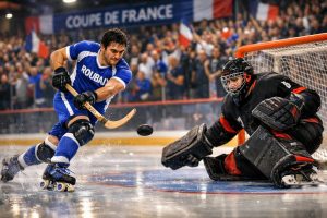 suivez le retour déterminant de l'équipe de roubaix lors de la coupe de france rink, une étape cruciale pour leur qualification en phase finale.