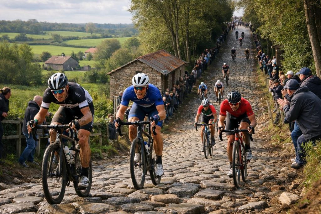découvrez la nouvelle édition de paris-roubaix avec un parcours réinventé incluant un passage inédit et une montée pavée spectaculaire, promettant un défi unique aux cyclistes et un spectacle passionnant pour les fans.