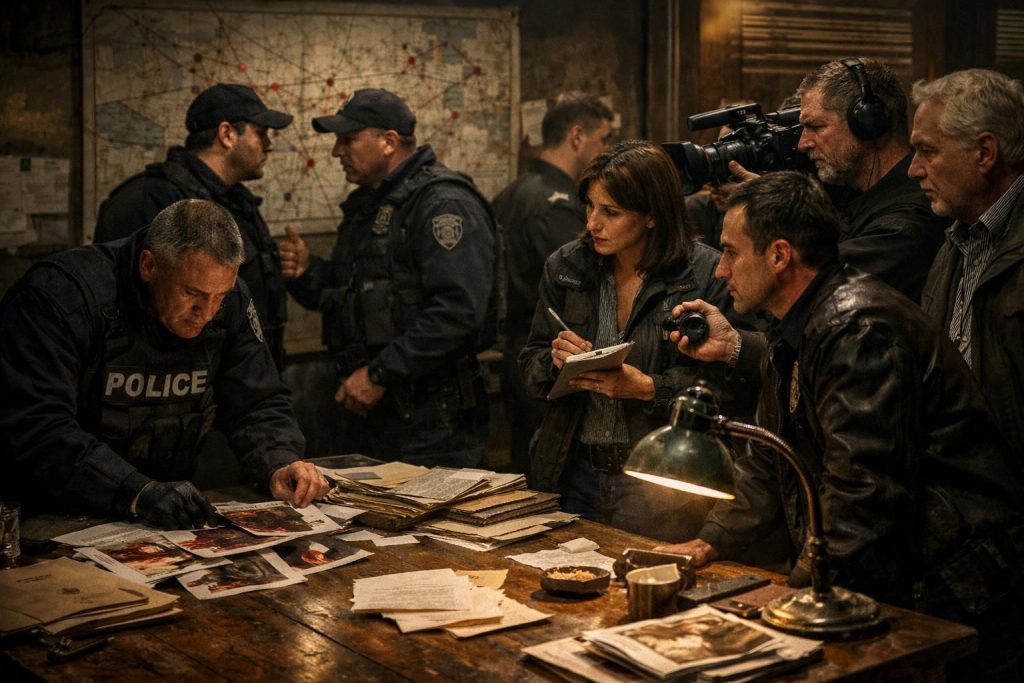 découvrez le documentaire captivant où policiers et journalistes révèlent les secrets et la saga sanglante du « gang de roubaix », une enquête pleine de suspense et de révélations.