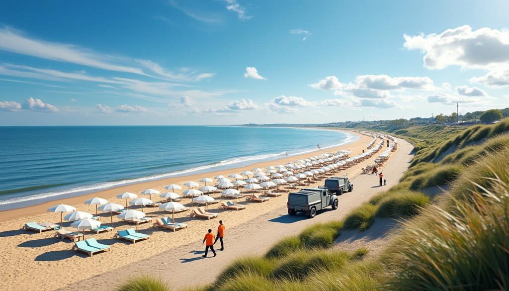 dunkerque prépare l'été en rénovant sa plage pour offrir aux visiteurs un espace propre et agréable. découvrez les travaux et les nouveautés avant la saison estivale.