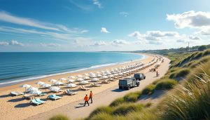dunkerque prépare l'été en rénovant sa plage pour offrir aux visiteurs un espace propre et agréable. découvrez les travaux et les nouveautés avant la saison estivale.