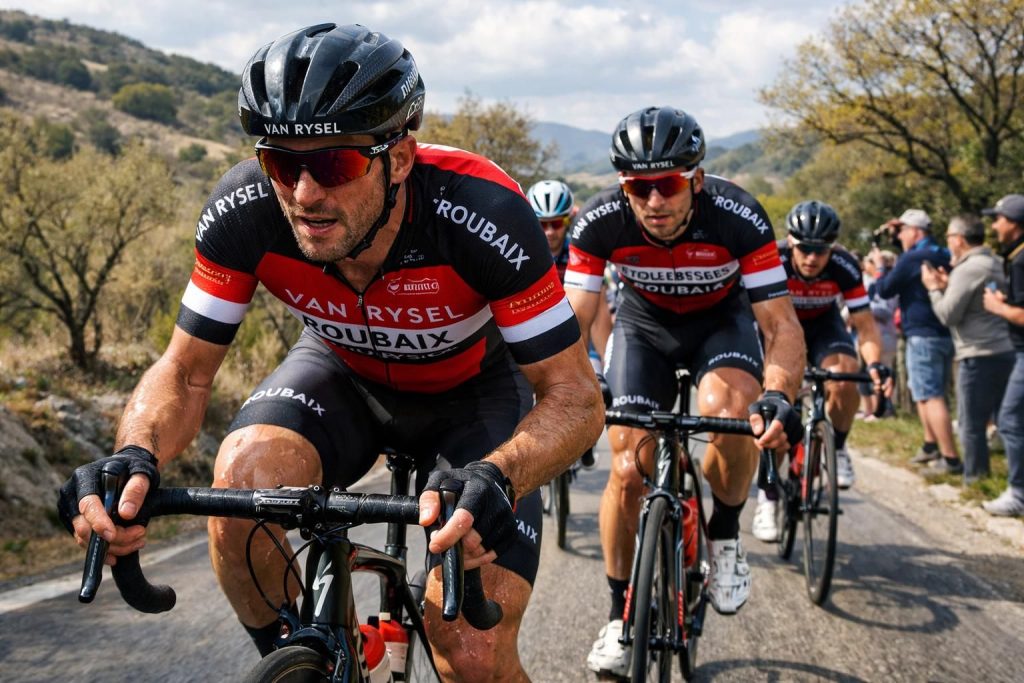découvrez la première étape de l'étoile de bessèges avec l'équipe van rysel-roubaix et plongez au cœur de cette course cycliste emblématique.