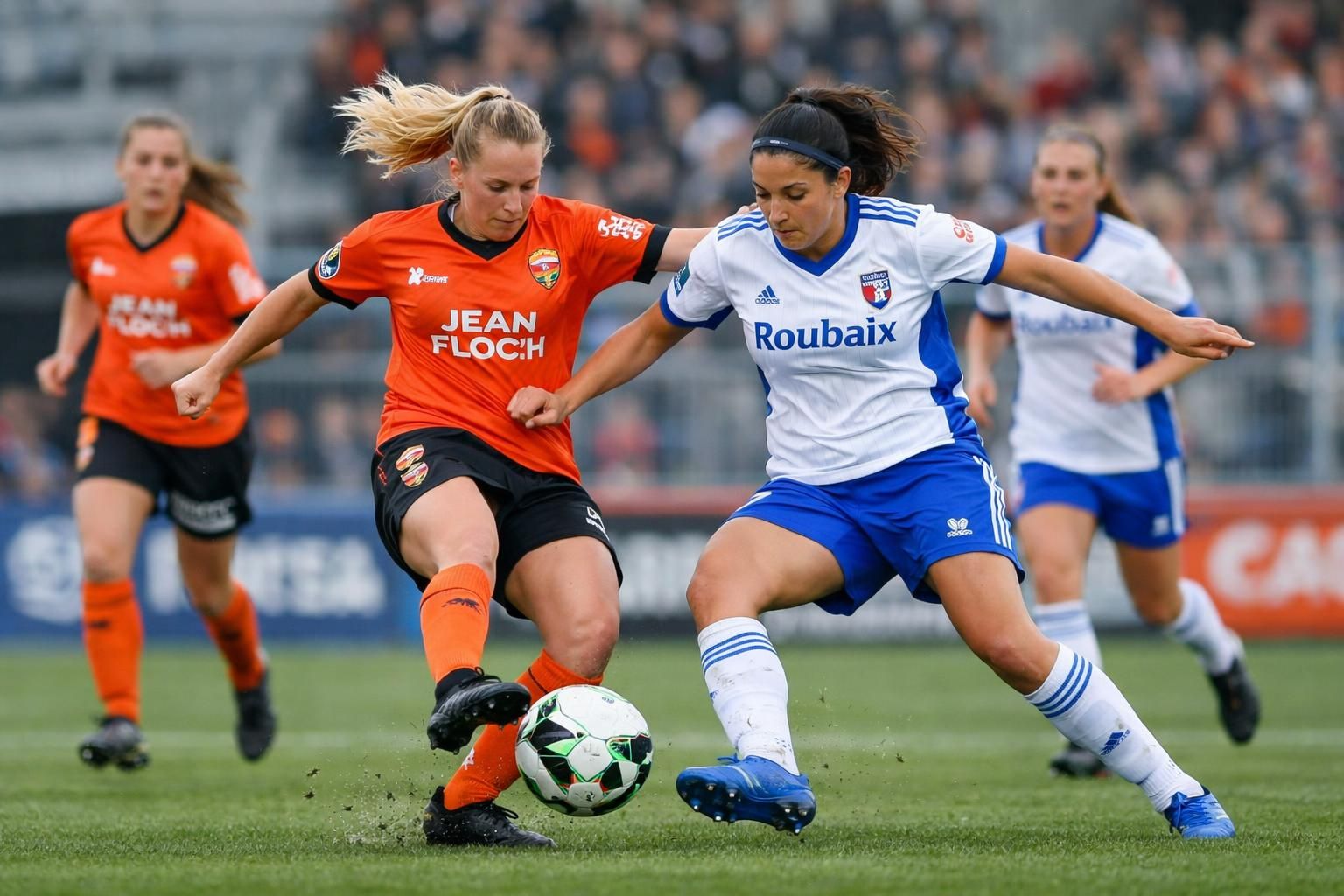 découvrez comment lorient a fait preuve de puissance en football d3 féminine, rivalisant avec le leader roubaix dans un match intense et palpitant.