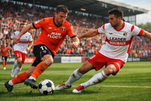 découvrez le match captivant de football d3f où lorient affronte le leader roubaix sur son propre terrain, une rencontre décisive pour le classement.