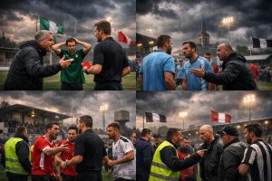 football (r1) : les clubs de saint-omer, laon, roubaix et tourcoing sanctionnés de 3 points dans une décision jugée très sévère, suscitant de vives réactions.