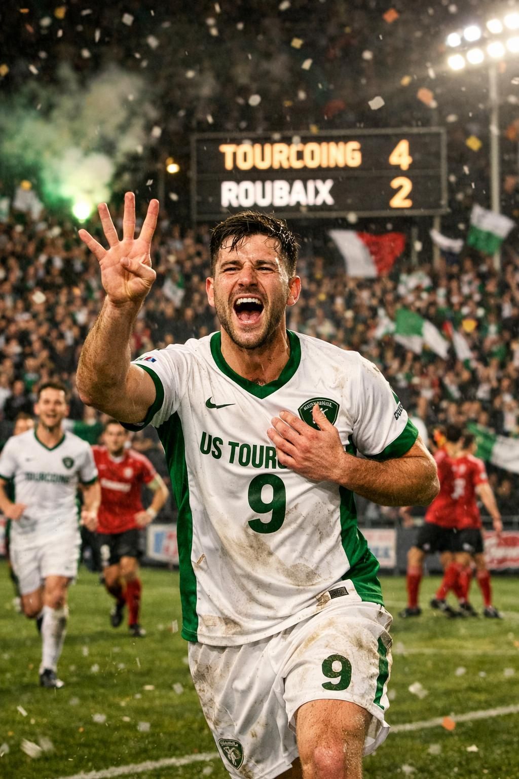revivez la rencontre de football r1 où tourcoing domine roubaix avec un quadruplé exceptionnel de maki tall, un match riche en émotions et en buts spectaculaires.