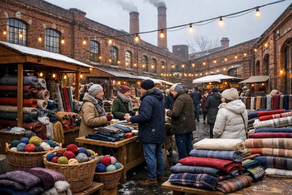 découvrez la grande braderie hivernale et le marché aux étoffes à l’usine de roubaix : des offres exclusives sur des tissus de qualité, parfaits pour vos créations textiles.