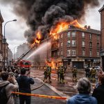 incendie dans le quartier ici nord à lille ce samedi, entraînant des interruptions de diffusion. découvrez les informations et mesures prises pour rétablir le service rapidement.