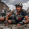 découvrez le récit poignant de mattia bais, dernier compétiteur à céder face au redoutable guerrier de roubaix, sans jamais abandonner son combat.