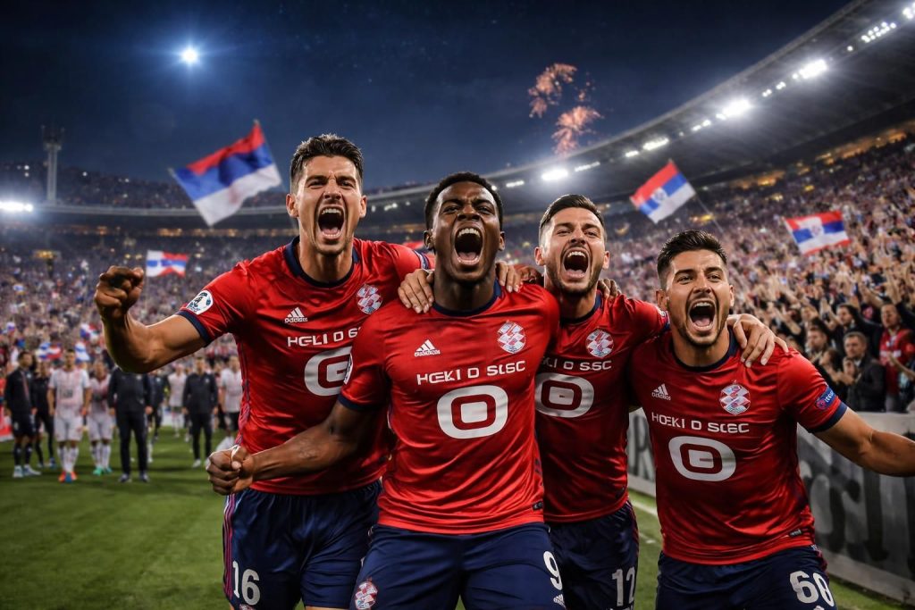 découvrez le retour triomphal de lille à belgrade, une victoire éclatante qui marque le renouveau et l'espoir sous une étoile retrouvée.