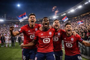 découvrez le retour triomphal de lille à belgrade, une victoire éclatante qui marque le renouveau et l'espoir sous une étoile retrouvée.