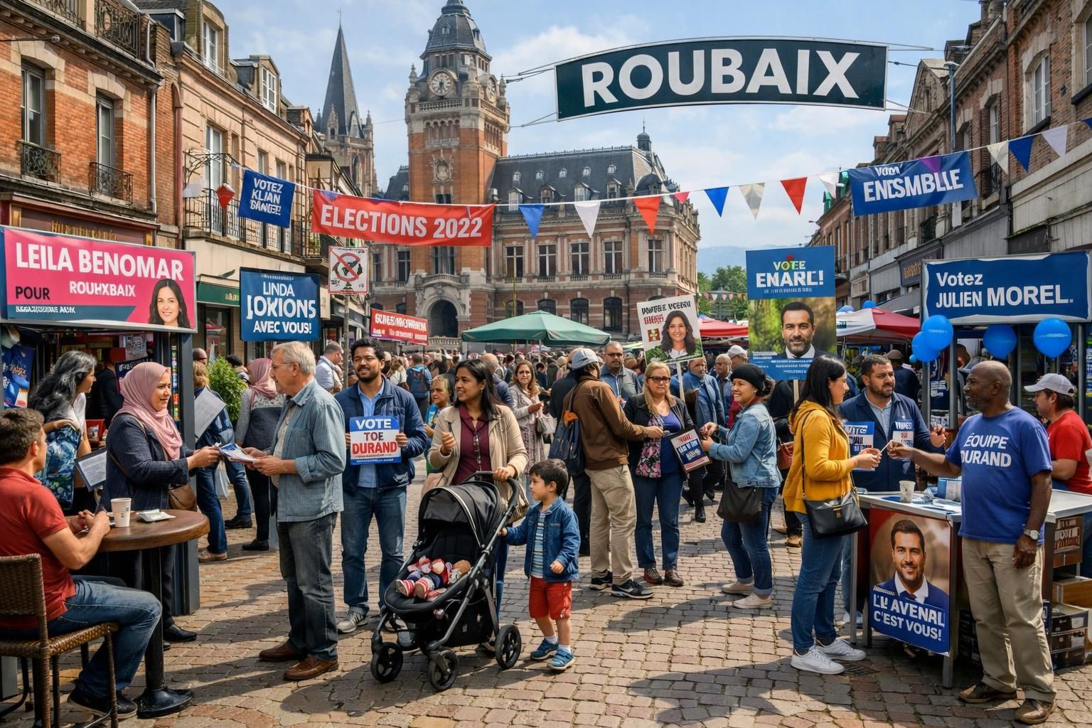 lors des municipales à roubaix, karim amrouni met fin à sa collaboration avec sa directrice de campagne après des déclarations controversées accusées de racisme, suscitant un vif débat local.