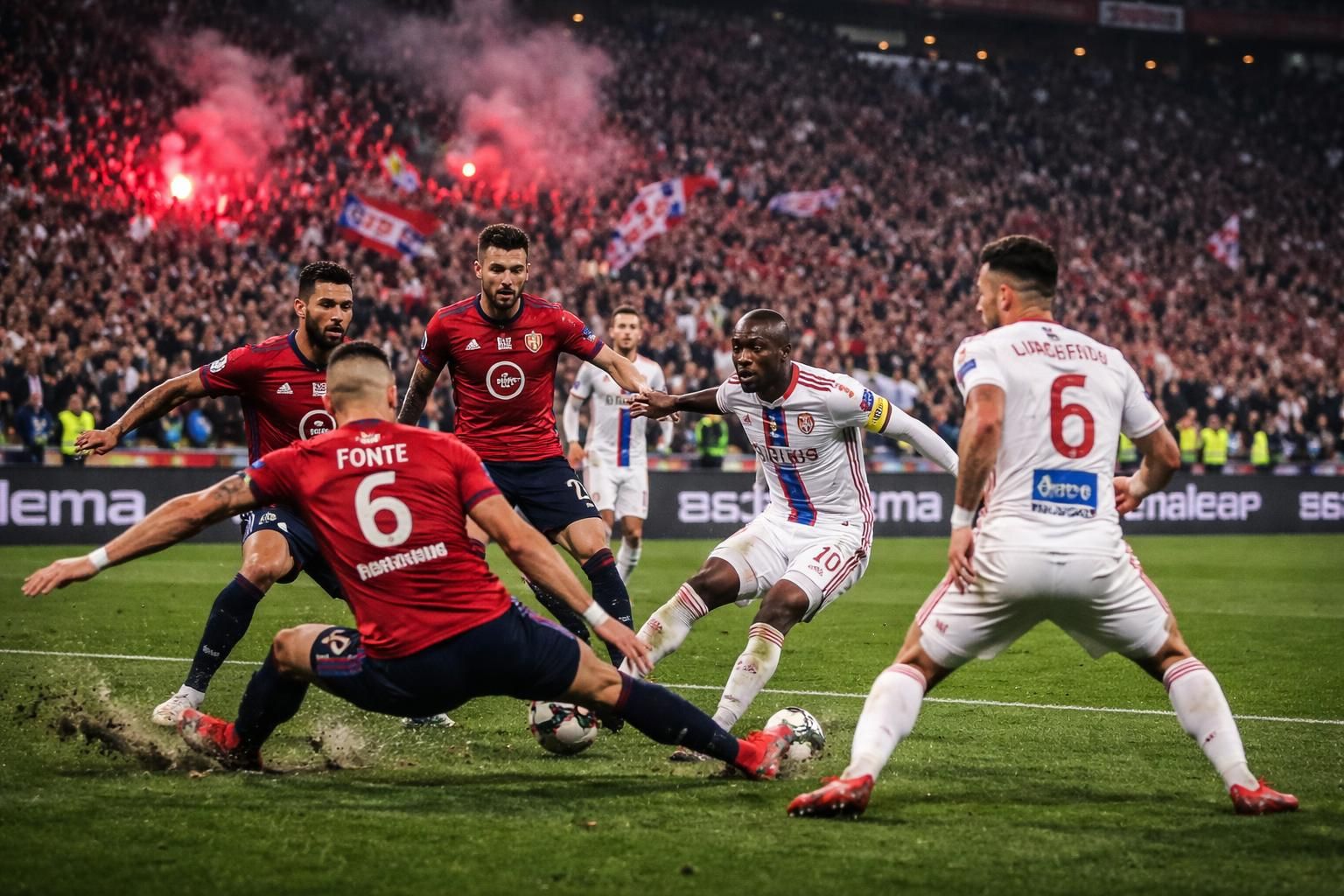 ol-lille : les gones enchaînent une 10e victoire consécutive et égalent l'om en tête du classement, renforçant leur domination en ligue 1.
