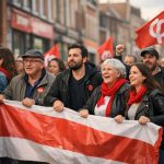 à roubaix, la france insoumise mobilise ses dernières ressources pour garantir la victoire de david guiraud lors des prochaines élections.